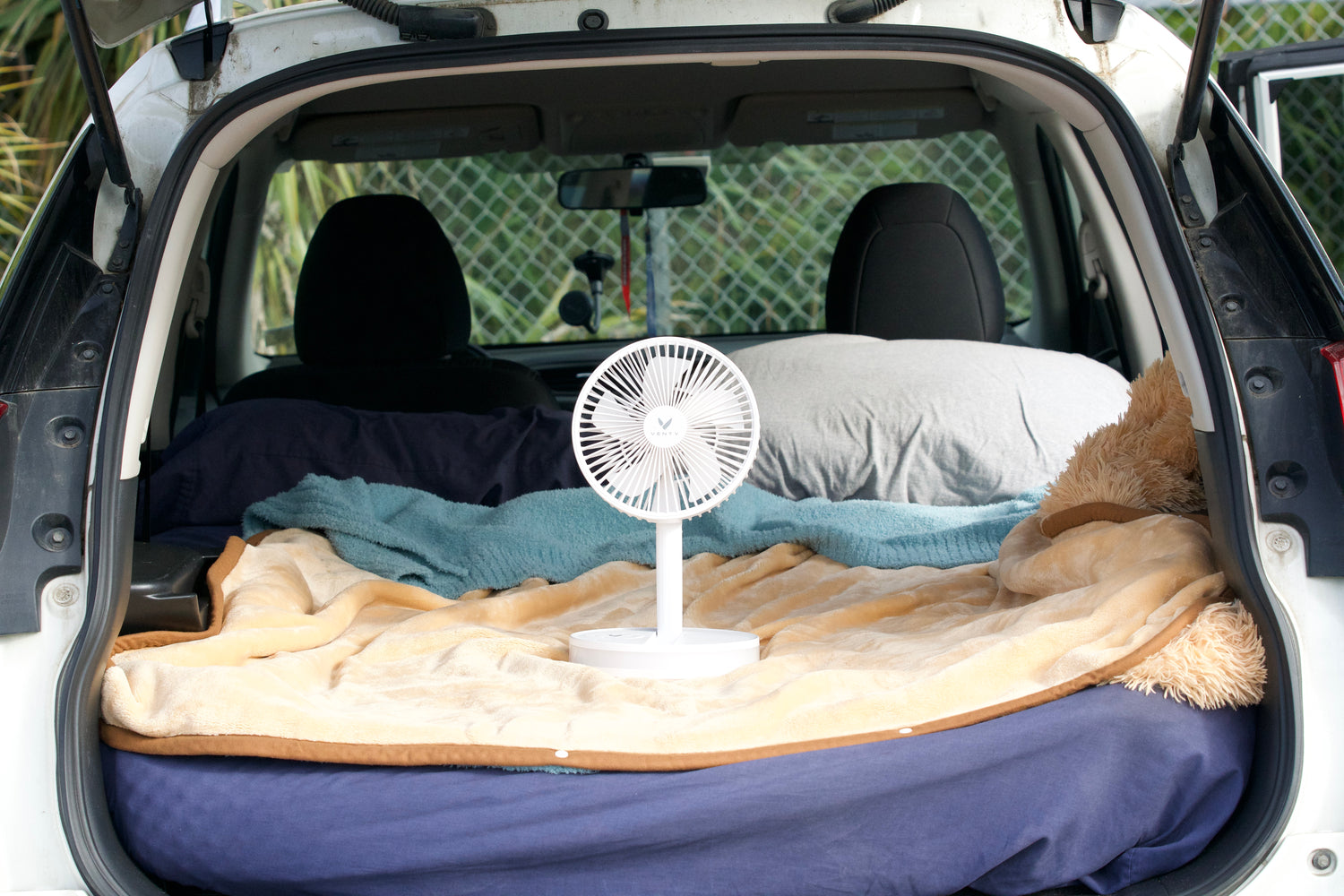 foldablefan with car